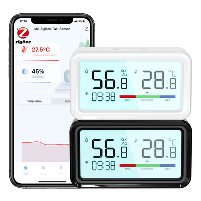 Tuya ZigBee Hygrometr Termometr Czujnik Aplikacja zdalna Voice Alexa Google Home Smart Home Wireless