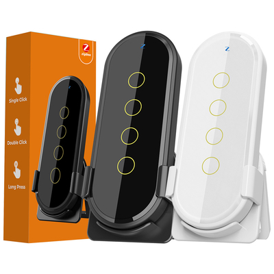 kupować Tuya ZigBee inteligentny przełącznik sceny domowej 4 Gang 12 scen dotykowy włącznik światła pilot Smart Life App produkcja online