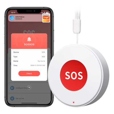 Tuya WIFI Smart SOS Call Button Wireless Caregiver Pager Smart Call System Pielęgniarka dzwoniąca do starszych