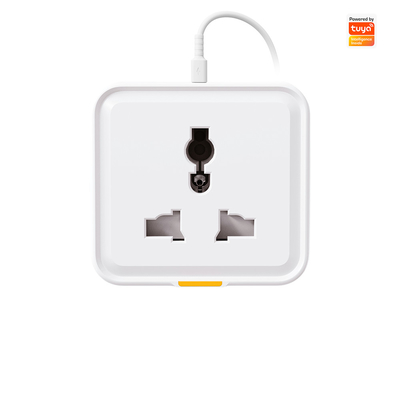 Tuya Smart Home Plug: Universal Type-C 16A WiFi RF433 Travel Adapter Socket z kontrolą aplikacji, kompatybilnością asystenta głosowego i monitorowaniem energii