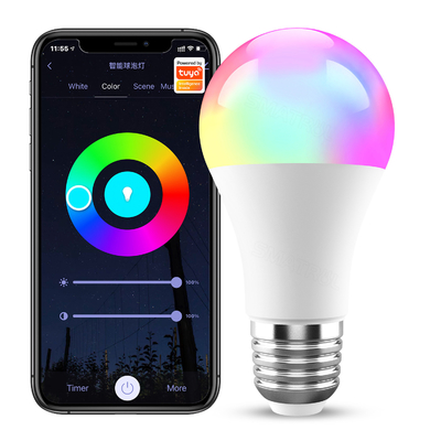 Dobra cena. Tuya Bulb 10W E27 WiFi Żarówka LED 1000LM RGB Lamp App Praca z Alexa Google Home Dimmable Timer 110v 220v w Internecie