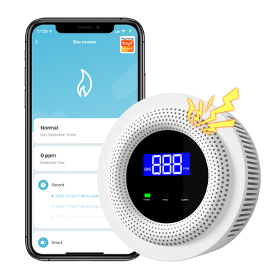 Dobra cena. Tuya Wifi Smart Gas Sensor Domostwo Kuchnia Aplikacja Alarm Detektor Ucieczek Zasilanie USB Bezpieczeństwo Smart Home w Internecie