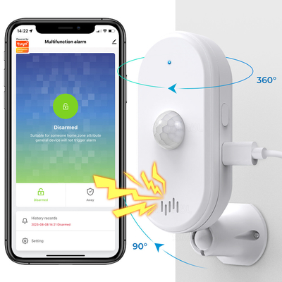 Dobra cena. Tuya Smart Wifi Pir Sensor ruchu Domek System bezpieczeństwa Detektor Alarm Aplikacja zdalnego sterowania w Internecie