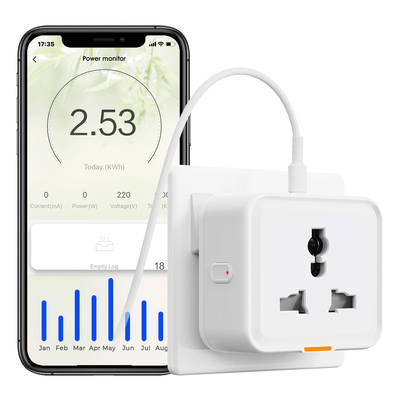 Dobra cena. Tuya Uniwersalny gniazdo typu C gniazdo 16A WiFi RF433 Adapter podróży Tuya Smart Home Plug w Internecie