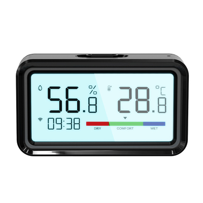 Dobra cena. Tuya ZigBee Hygrometer and Thermometer Sensor, bezprzewodowe zdalne monitorowanie za pośrednictwem aplikacji, kompatybilne z Alexa i Google Home dla inteligentnej domowej automatyki w Internecie
