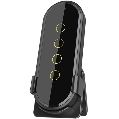 Dobra cena. Tuya ZigBee 4 Gang Smart Scene Switch 12 niestandardowych scen, sterowanie dotykowe, zdalne sterowanie, aplikacja Smart Life Kompatybilna w Internecie