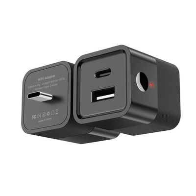 Dobra cena. Tuya Smart WiFi Mini Przenośny Adapter Zasilania   5V Micro USB & Type-C Wtyczka do ładowania z bezprzewodową kontrolą APP, czasem, poleceniami głosowymi, Alexa Kompatybilny z paskami świetlnymi w Internecie