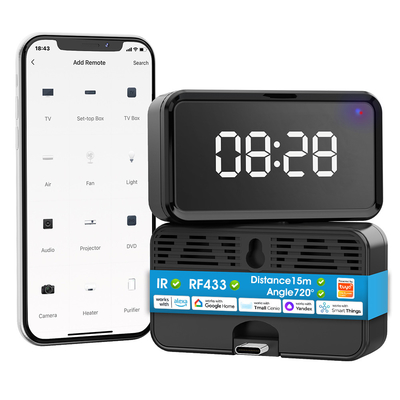Dobra cena. WiFi IR RF433 Smart Universal Remote Control dla klimatyzacji telewizora i więcej z Alexa Google Voice Control i integracji Tuya w Internecie