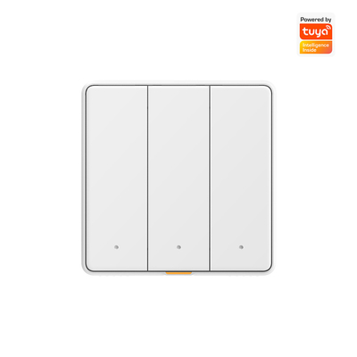 Dobra cena. Tuya WIFI RF433 Smart Wall Light Button Push Switch 110-250v Bez neutralnego przewodu Single Fire Timing Voice App Tmall Genie, Alexa, Google Home w Internecie