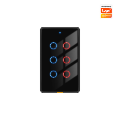 Dobra cena. Tuya Smart WiFi 6 Gang Light Switch bez neutralnego kabla, czas, sterowanie głosowe, RF433, kompatybilny z Alexa i Google Home w Internecie