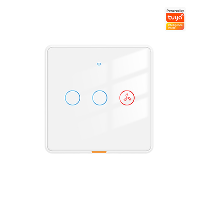 Dobra cena. Tuya Fan Switch Timer Control Voice No Neutral Wire Required Wall Smart WiFi RF433 and Pendant Light Switch (Sprzęg wiatrowy Tuya) w Internecie