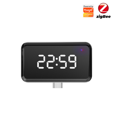 Dobra cena. Tuya ZigBee Gateway z wyświetlaczem czasu, Multi-Mode Smart Hub dla Bluetooth Mesh, Alexa, Google Home i bezprzewodowego połączenia mostowego w Internecie