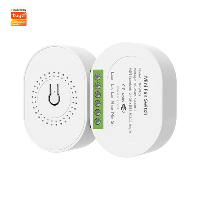 Dobra cena. SMATRUL Tuya Wi-Fi Smart Fan Speed Regulation DIY Mini Switch Module Remote Control Timer włączony i wyłączony 220V dla Alexa Google Home w Internecie